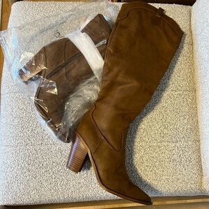 NWT Nine West Knee High Brown Boots